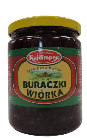 Buraczki Czerwone Wiórka 470g