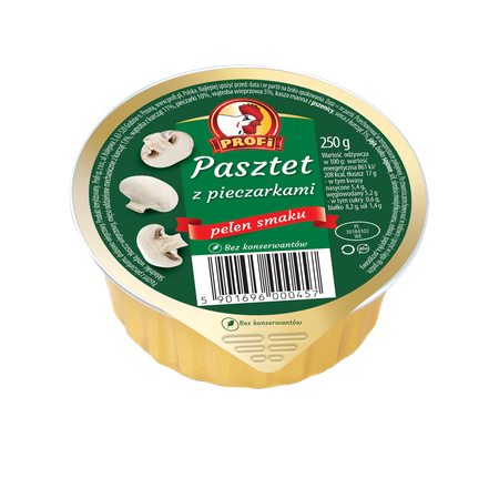 Pasztet /250g/ Drob. z Pieczarkami