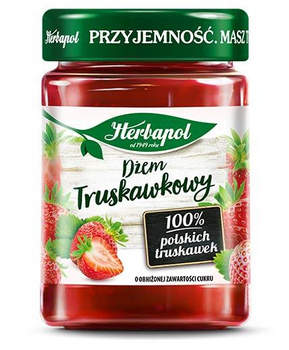 Dżem Herbapol truskawka 280g
