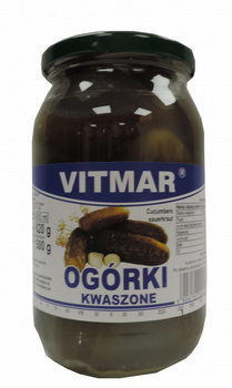 Ogórki Kwaszone Vitmar 900g