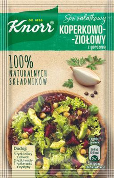 Sos Sałatkowy Koper-Ziołowy 9g