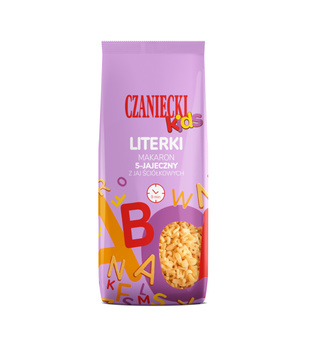 Makaron czaniec 250g kids Literki
