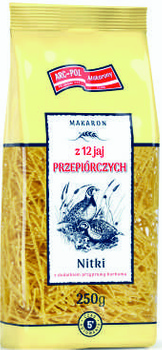 Makaron nitki 12 jaj Przepiórczych 250g