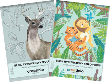 BLOK A4/10 rysunkowy kolorowy