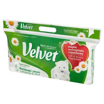 Papier Toal. Velvet /8/ Rumianek