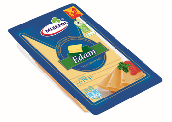 Ser żółty plast. Edamski Mlekpol 150g