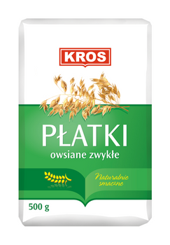 Płatki Owsiane Zwykłe Kros 500g