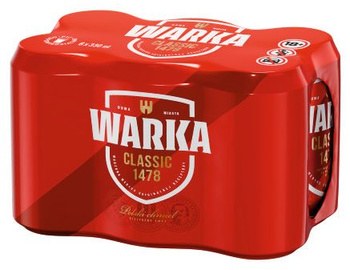 Warka Puszka 6 4Pak "WP" 0,33l
