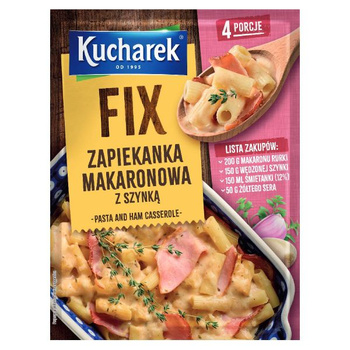 Kucharek Fix Zapiekanka Makaronowa z Szynką 35g