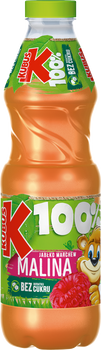 Kubuś 100% Malina Jabłko 0,85l