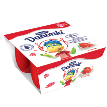 Danonki Serek Truskawkowy 4*50g