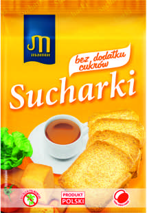 Suchary Bezcukrowe Mamut 225g