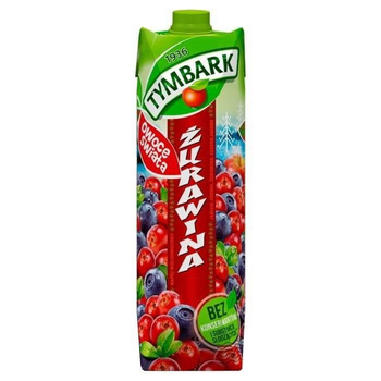 Owoce świata żurawina /12/kart. 1.00l