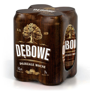 Dębowe Mocne pusz 4PAK 4*1 0.50l