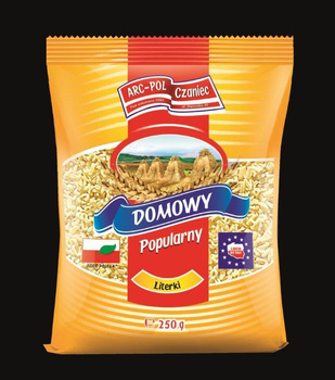 Makaron Popularny Literki 250g