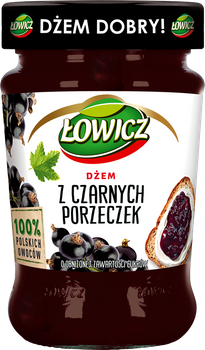 Dżem Łowicz 280g z Cz. Porzeczki N/S