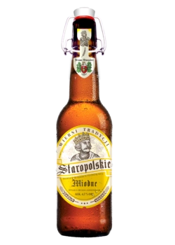 Piwo Staropolskie Miodowe 0,5l