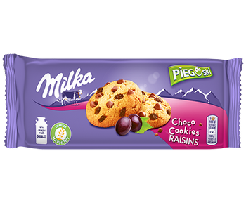 Milka Pieguski Herb. z czek. i rodzynk. 135g