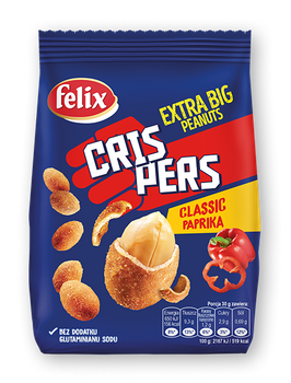 Orzeszki Crispers Papryka 125g