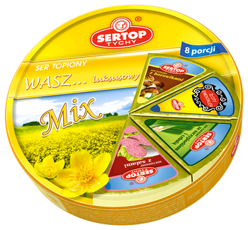 Ser Topiony Sertop Krąże. Mix Wasz 140g