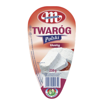 Twaróg Tłusty Klinek Mlek. 230g