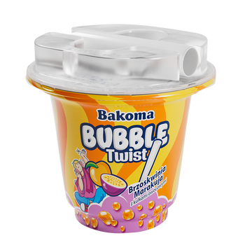 Jogurt Twist Bubble Brzoskwinia Marakuja 210g
