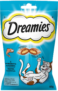 Dreamies  Karma dla kota Łosoś 60g