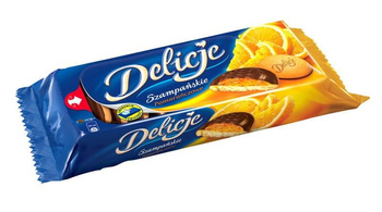 Delicje 147g pomarańczowe
