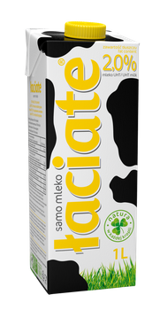 Mleko  łaciate 2% 1l