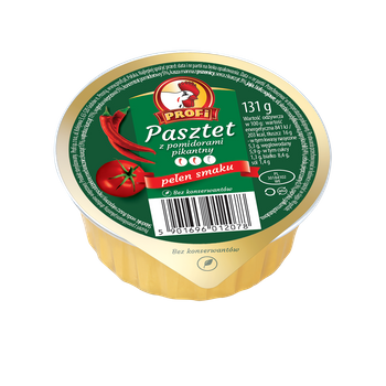 Pasztet 131g Drob. z Pomid. Pikantny