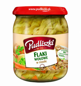 Flaki Wołowe w Rosole 500g