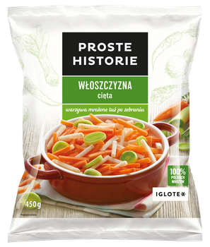 Włoszczyzna Paski PROSTE HIST. 450g