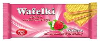 Wafelki 180g jogurt-truskaw. skawa