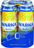Warka Radler 0%  Mandarynka  Pomarańcza  4-pak 
