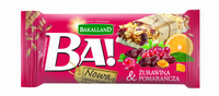 Baton Ba! Żurawina & Pomarań. 40g