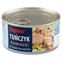 Tuńczyk w kawałkach w sosie własnym Laguna 170g