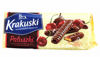 Paluszki z galaretką wiśniową 144g