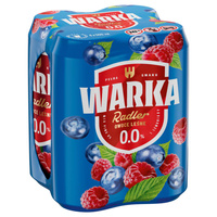 Warka Radler 0,0% B/A Owoce Leśne 4-pak /0,5l/
