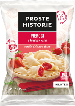 Pierogi z truskawkami PROSTE HIST. 450g