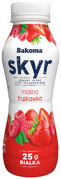 Skyr Pitny Malina Truskawka 300G