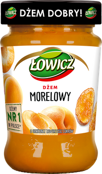 Dżem Łowicz 280g Morelowy N/S