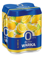 Warka Radler 0,0% B/A 4-pak /0,5l/