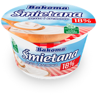 Śmietana Domowa Bakoma 18% /175g/
