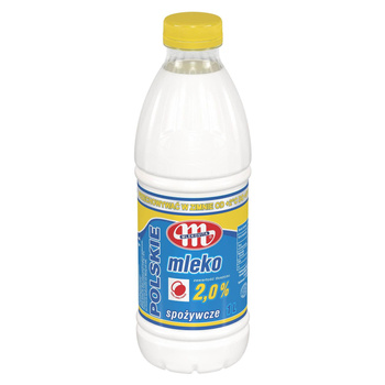 Mleko Świeże but. Mlekovita 2% 1l