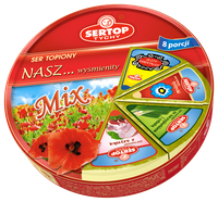 Ser Topiony Sertop Krąże. Mix Nasz 140g
