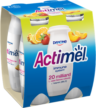 Actimel Wieloowocowy 4*100g