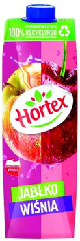 Hortex 1l n.jabłko-wiśnia