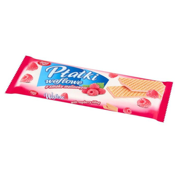 Płatki waflowe 130g malinow. skawa