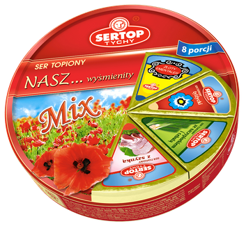 Ser Topiony Sertop Krąże. Mix Nasz 140g