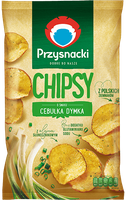Chipsy 135g Cebulka Dymna